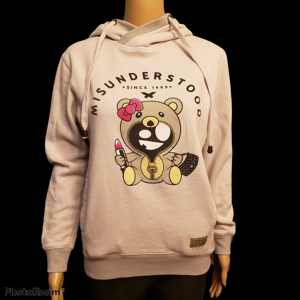 Women’s Light Pink Graphic Hoodie
